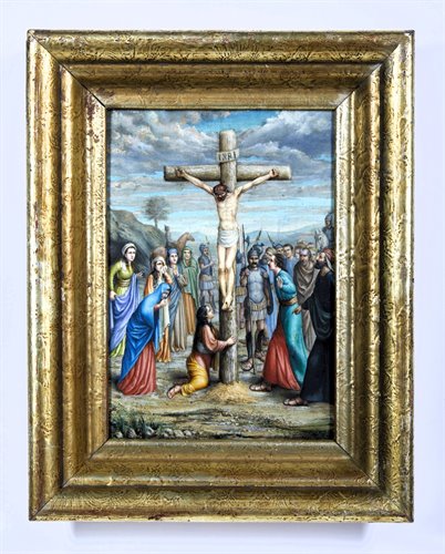 « Crucifixion du Christ »   Huile sur panneau
